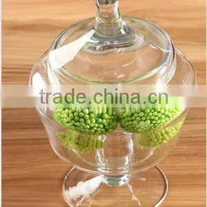 European Wedding Decoration Clear Glass Jars With Lid for Food Terarium thumbnail-2