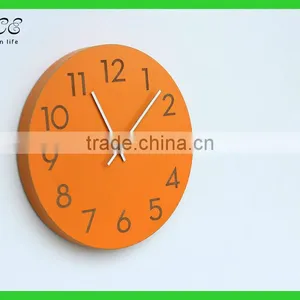 Round Wooden Wall Clock Decorative Wooden Wall Clock thumbnail-1
