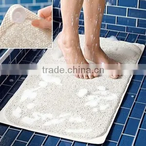 Non Slip Bathroom Floor Mat, Baby Silicone PVC Dish Drying Bath Mat thumbnail-1