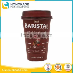 Wholesale Plastic Reusable Coffee Cups With Lid, IML Cheap Different Types Of Drink Cup thumbnail-1