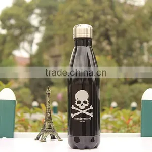 500ml Stainless Steel Skull Printing Water Bottle Outdoor Sports Water Bottle thumbnail-1