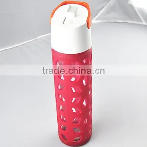 Manufacturer Direct OEM Custom Made Non-drip Protection Eco-friendly Silicone Bottle Cover thumbnail-5