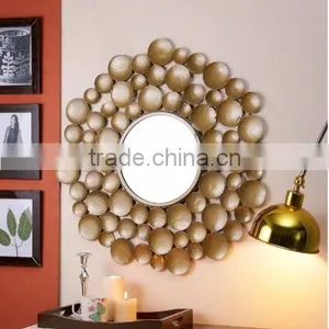 Hendicraft Metal Wall Mirrors Home Decor | Wall Mirrors Wholesale thumbnail-1