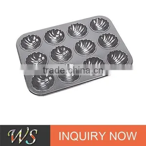12 Cups Carbon Steel Baking Tools for Cake thumbnail-1