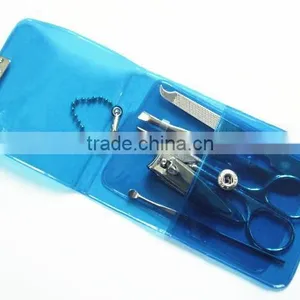 Customized Promotional Stainless Steel Manicure Set With Pvc Case thumbnail-1
