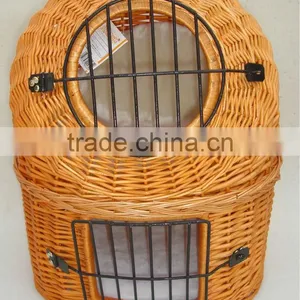 Exquisite and Durable Wicker Pet Cage , Wicker Cat Carrier thumbnail-1