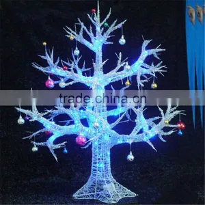 SJ20170044 Hot Sale Artificial LED Lighted Tree Fake Cherry Tree for Night thumbnail-1