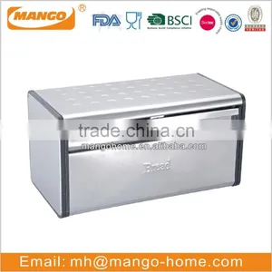 Hot Sales Stainless Steel Bread Bin With Window thumbnail-6