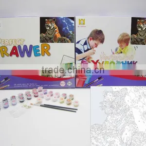 2016 Useful Artist Cardboard Painting Set Fantastic Diy Digital Cardboard Painting thumbnail-1