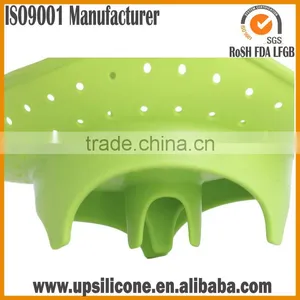 High Quality Silicone Drain Basket Silicone Steamer Basket thumbnail-2