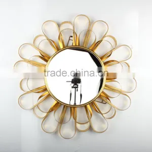 Antique Metal Frame Mirror Wall Mirrors Decorative thumbnail-4