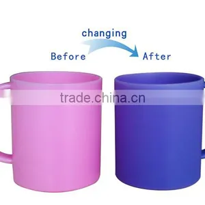 Customized Design PS Plastic 10oz Coffee Mug With Color Changing thumbnail-1