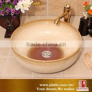 Novel Bathroom Furniture Ceramic Molded Bathroom Sinks thumbnail-1