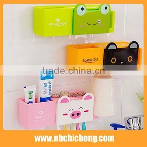 Cartoon Style Plastic Kid Toothbrush Holder With Suction Cups thumbnail-1