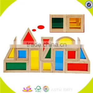 Wholesale Hottest Wooden Baby Building Blocks Toy Colorful Wooden Building Blocks Toy for Practical Ability W13A055 thumbnail-6