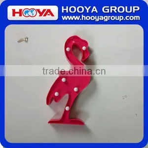 Promotional LED Table Light Flamingo Shaped Lamp For Christmas Kids' Room Decoration Gift thumbnail-4