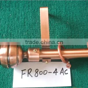 Antique Copper Metal Curtain Rod With Ball Finals With Best Quality and Competitive Price thumbnail-1