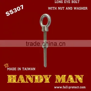 307S Stainless Steel 316 Long Shoulder Eye Bolt thumbnail-3