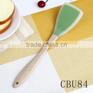 Wooden Handle Silicone Head Top Quality Fashional Style Kitchenware Set thumbnail-4