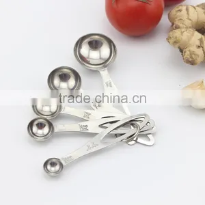 5 Pcs/Set Stainless Steel Measuring Spoons Baking Tools Tea Coffee Measure Tablespoon Set thumbnail-3