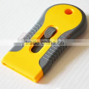 Floor Scraper Car Vinyl Scraper Spraying Window Squeegee Gilette Fusion With 1.5 Inch Stainless Steel Blade thumbnail-1