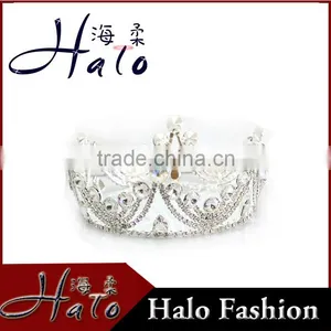 Women Pageant Jewellery Rhinestone Big Fashion Crown Tiaras H172-176 thumbnail-1