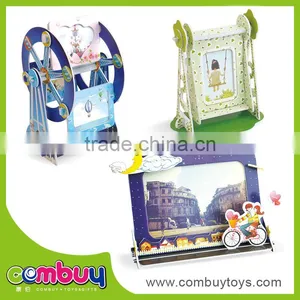 Funny Toy Kids Cartoon Diy Craft Game Kits Puzzle Photo Frame thumbnail-1