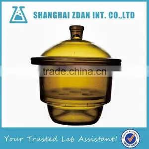 Glass Brown Desiccator With Top Knob,Dryer For Laboratory Glassware thumbnail-1