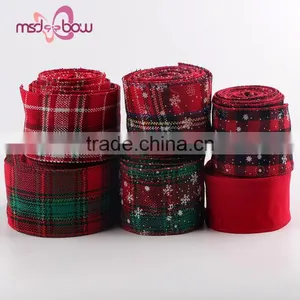 3 Inch Grosgrain Celebrate it Ribbon Cartoon Printed Christmas Decoration Ribbon thumbnail-6