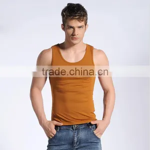 Bodybuilding Clothing Athletic y Back 95%cotton+5%spandex Stringer Plain Tank Top Men thumbnail-2