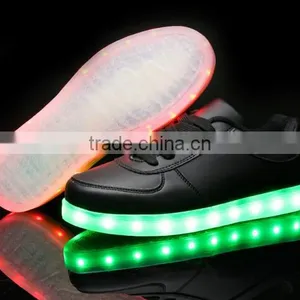 Adult Children Stock Price Cheap LED Light up Shoes thumbnail-3