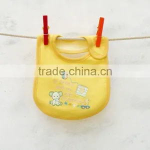 Child Clothes Cute Emobroidered Waterproof Baby Bib thumbnail-1