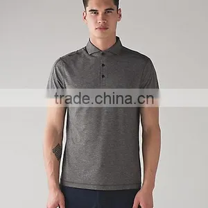 MGOO Top Quality Button Up Dri Fit Polo T Shirts Short Sleeve Fitness Men Polo Shirt thumbnail-4