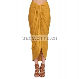 MGOO 2016 Fashion Design Women Magic Dancing Wrap Skirts Long Maxi Pleated Skrits For Ladies 15146B206 thumbnail-3