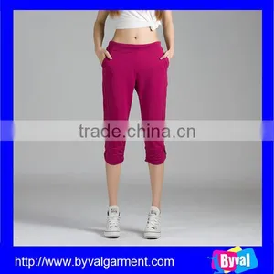 2015 Newly Design Custom High Quality Womens Fashion Slim Fit Jogger Sport Pants thumbnail-1