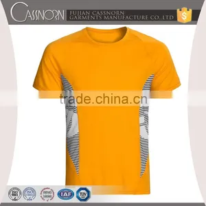 Custom Stripes Comfortable Bright Color Sport Couple T-shirt Design thumbnail-1