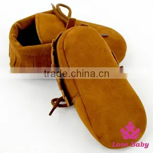 Cute Pink Color Soft Sole Rubber Baby Girl Shoes Newborn Crib Shoes With Lace Wholesale Leather Baby Shoes thumbnail-5