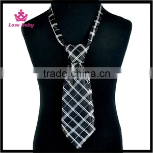 Colorful Grid Gentleman Boys Necktie Silk Fashion Toldders Boys Fashion Neck Tie thumbnail-5