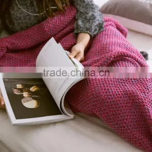 Mermaid Tail Blanket Crochet and Mermaid Blanket for Adult and Kid Sleeping Bag thumbnail-2