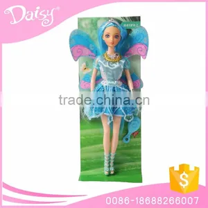 Mini Real Plastic Ddung Fashion Flying Fairy Barbiee Doll thumbnail-1