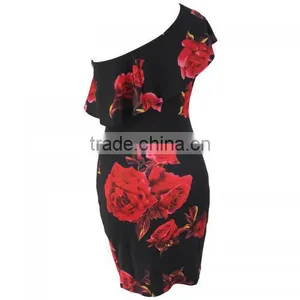 Fashion Retro Sexy Off Shoulder Lady Dress thumbnail-5