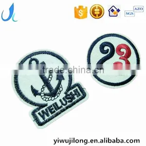 Custom Hot Sale Cheap Embroidery Patch Round Badges for Garments thumbnail-1