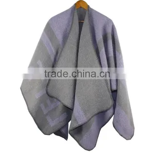 "let's Get Cosy "wholesale Classic Winter Lady Acrylic Knitted Pashmina Scarf Shwal thumbnail-2