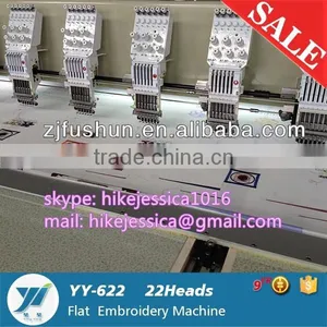 YingYing 22heads 6needles Flat Computerized Embroidery Machine/sewing Machine thumbnail-1