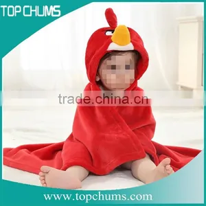 2015 Wholesale Super Warm Soft Cheap Bathrobes for Kids With Animal Hooded thumbnail-1