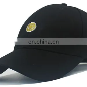 Custom Flexfit Embroiderd Cotton Twill Golf Black Baseball Hat Dad Hat thumbnail-2