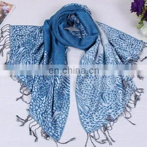 Free Painting Pretty Scarf Fringe Tassels Cotton Women Fashion Winter Scarves thumbnail-4