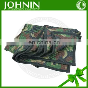 Soft and Comfortable Fleece Green Camouflage Blanket thumbnail-5