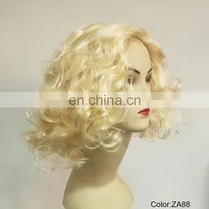 20s Retro Short Blond Diva Party Wigs P-W214 thumbnail-2
