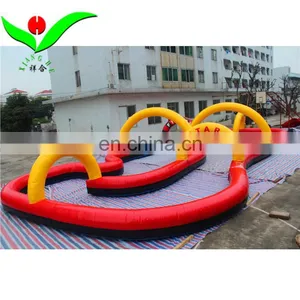 Factory Direct Price Outdoor Inflatable go Karts Race Track 20m thumbnail-1